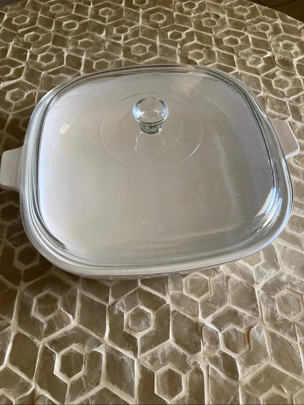 Vintage Corning Ware 10” Casserole Baking Dish With Lid P-10-B